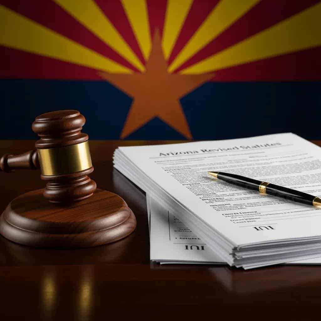 Gavel and legal documents representing Arizona DUI laws and penalties